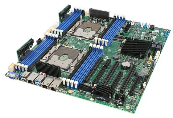 Intel Server Board S2600STQR - moderkort - Intel C628 - Intel Socket P-sockel - DDR4 RAM - SSI (Server)