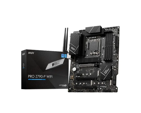 MSI PRO Z790-P WIFI Moderkort - Intel Z790 - Intel LGA1700-sockel - DDR5 RAM - ATX