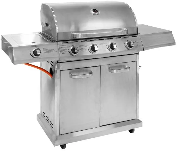 Heatus Premium Gasgrill 4 och brännare 158,5x61x120cm
